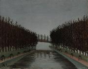 Henri Rousseau Le Canal oil on canvas